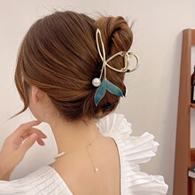 N 75803 Sweet Flower Alloy Hair Clip ����Ͻ𷢼� �羳����