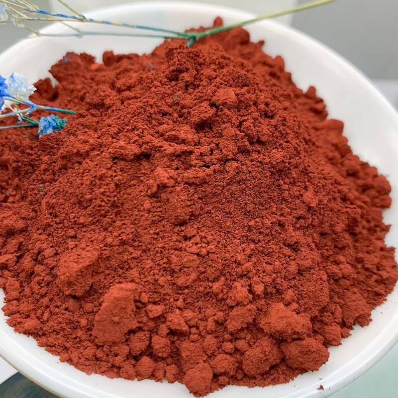 氧化铁红130  彩砖彩瓦耐火砖彩色路面铁红油漆涂料用铁红190色粉
