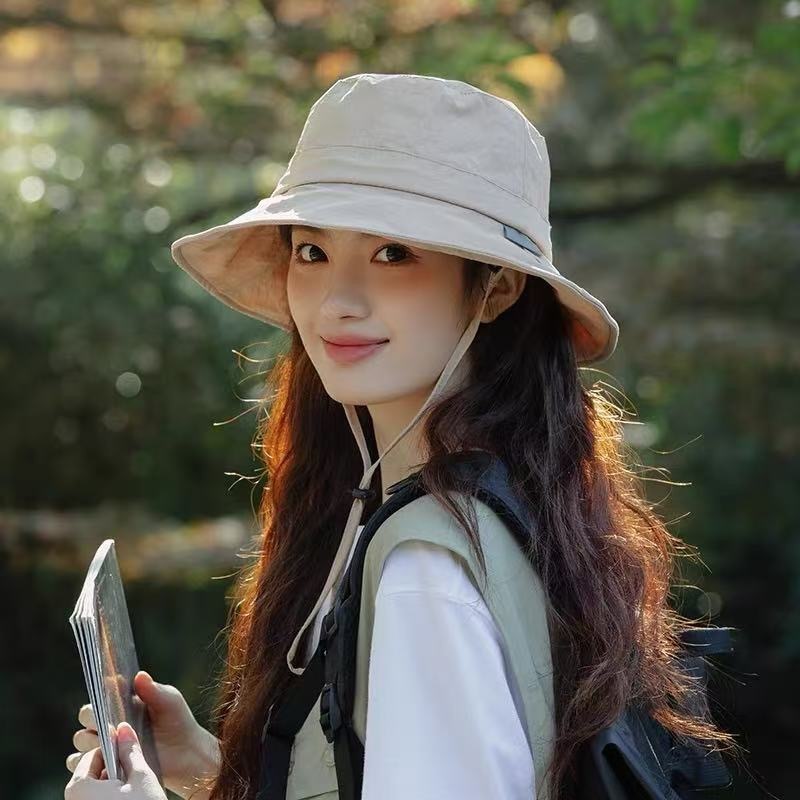 人気のアウトドアレトロフィッシャーマンハット、夏のハイキング、釣り、日焼け止めサンハット、登山、ウエスタンサンシェードカウボーイハット|undefined