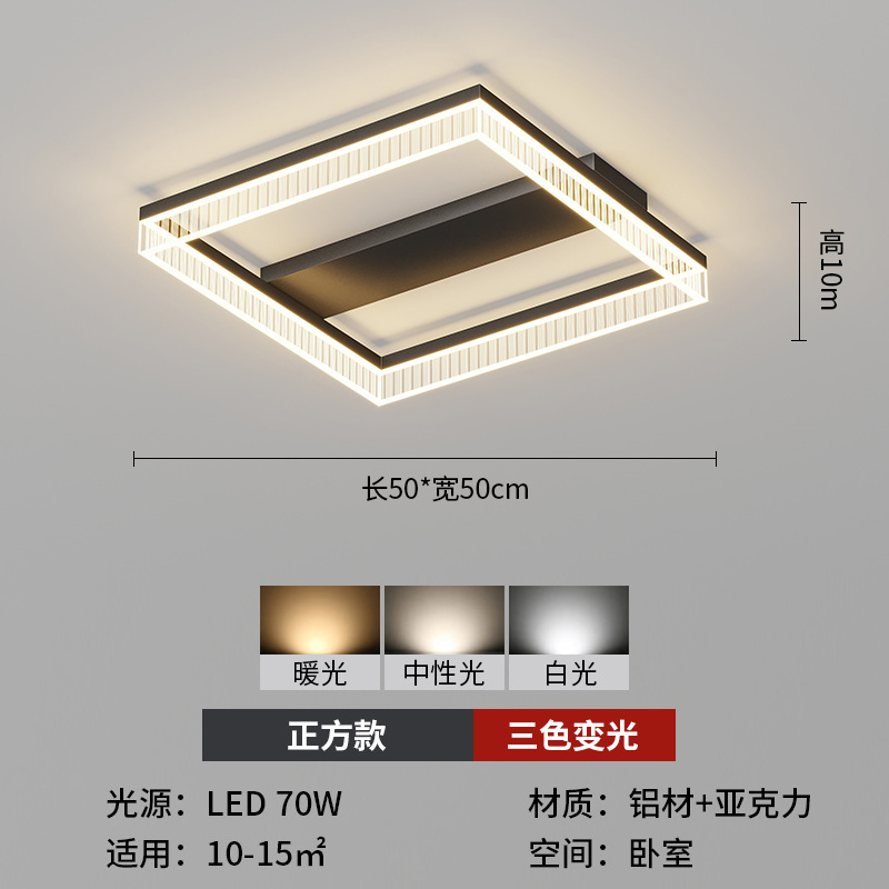 Nórdico sencillo moderno lujo villa lámpara de sala de estar doble candelabro dormitorio italiano estudio comedor lámparas de techo