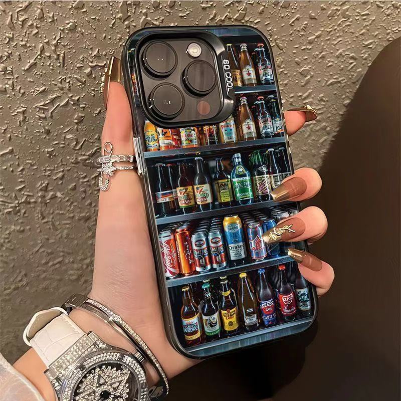创意啤酒适用苹果17Promax手机壳iPhone16元气壳日韩15/14跨境13/|undefined
