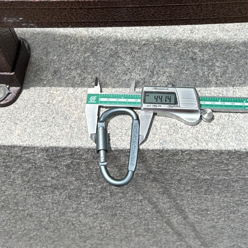 高品質アルミニウム合金登山ボタンD字形型快掛太掛けボタンd字型登山ボタン多機能快掛|undefined