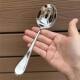 Stainless Steel Big Head Spoon Thickened Soup Spoon High Color Value Deepened Big Spoon Home Spoon Hotel Buffet Food Spoon