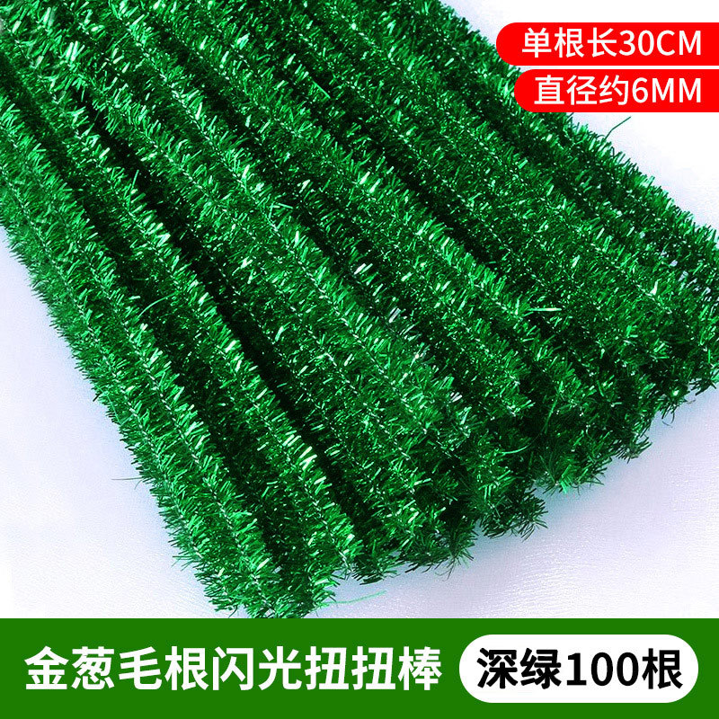 Paquete de material de ramo de varilla retorcida de macaron