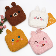 2021 New Plush Sanitary Pad Storage Bag Auntie Pad Sanitary Cotton Bag Cute Portable Small Bag Convenient Menstrual Bag