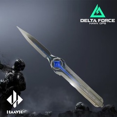 デルタポラリスナイフ武器モデル合金金属装飾品ナイフゲーム周辺工芸品同じおもちゃ