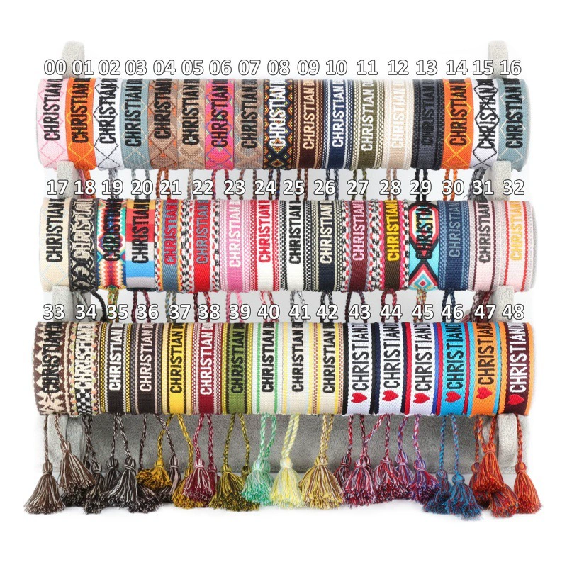 Браслет в богемном этническом стиле бренда D, плетеная ручная веревка с буквами, интернет-знаменитости, уличный стиль, та же стильная цепочка с вышивкой ручной работы, оптовая продажа