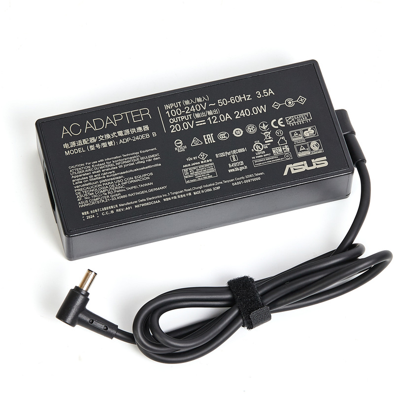 Suitable for ASUS ROG Flow 16 GU603H laptop charging cable 20V12A 240W power adapter Suitable for ASUS ROG Flow 16 GU603H laptop charging cable 20V12A 240W power adapter