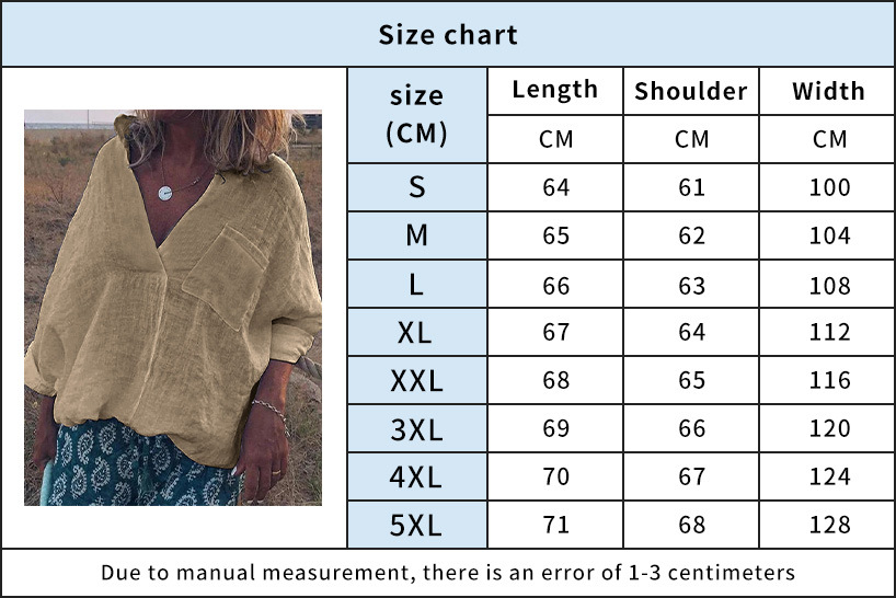 Title 1, Camiseta de mujer con cuello en V de manga larg...