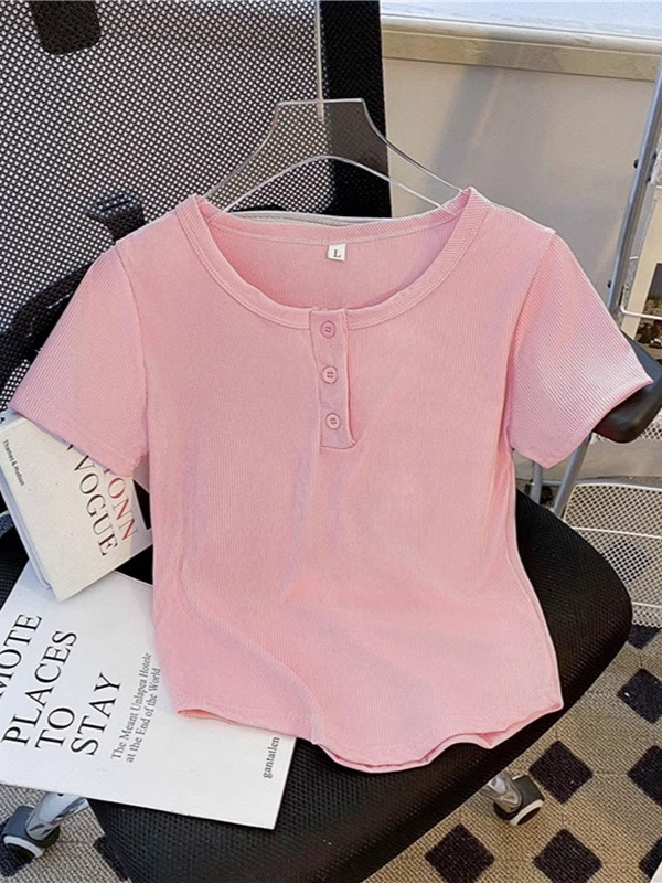 Summer design Korean short sleeve T-shirt