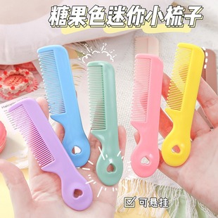 Ins High-Looking Mini Comb Girls' Special Portable Hair Comb Macaron Household Kidsren's Comb Wholesale