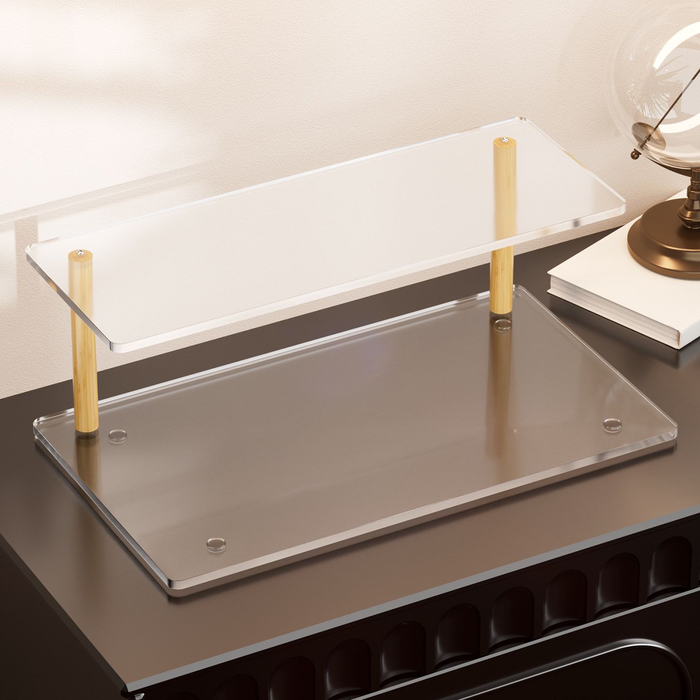 Desktop Cup Holder Acrylic Storage Rack Multi-Layer Dining Table Countertop Tea Cup Holder Storage Display Cup Coffee Cup Holder