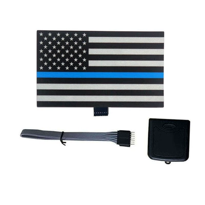 Luminous Car Stickers Wanted Five-Star – Cold light sheet - american-flag-car-sticker