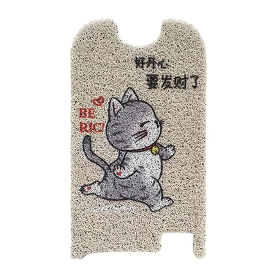 TDT6144Z waterproof wear-resistant foot mat, Electric vehicle foot mat - happy-kitten-table-bell-small-fanta