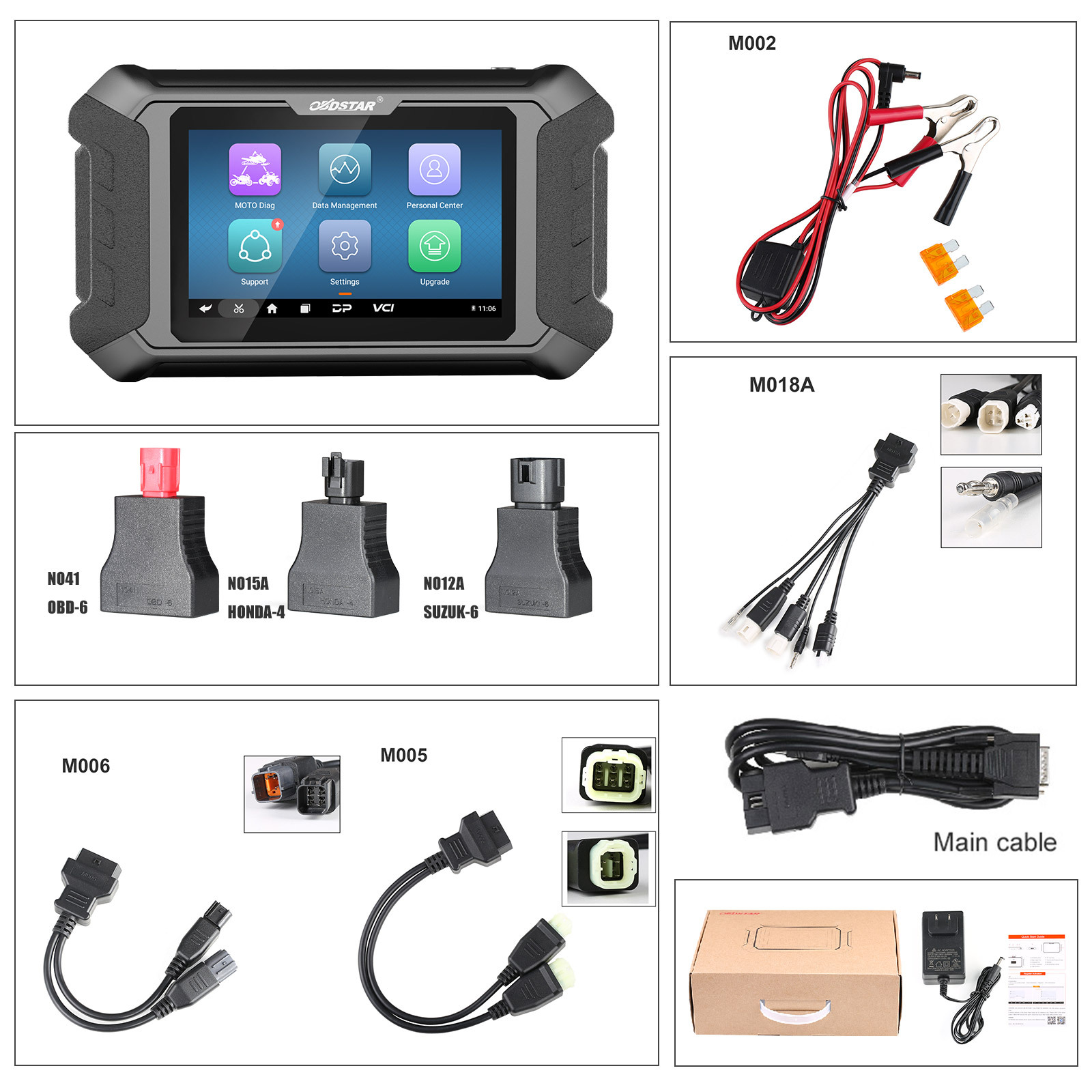 OBDSTAR iScan JAPAN 摩托车诊断扫描仪 钥匙编程器