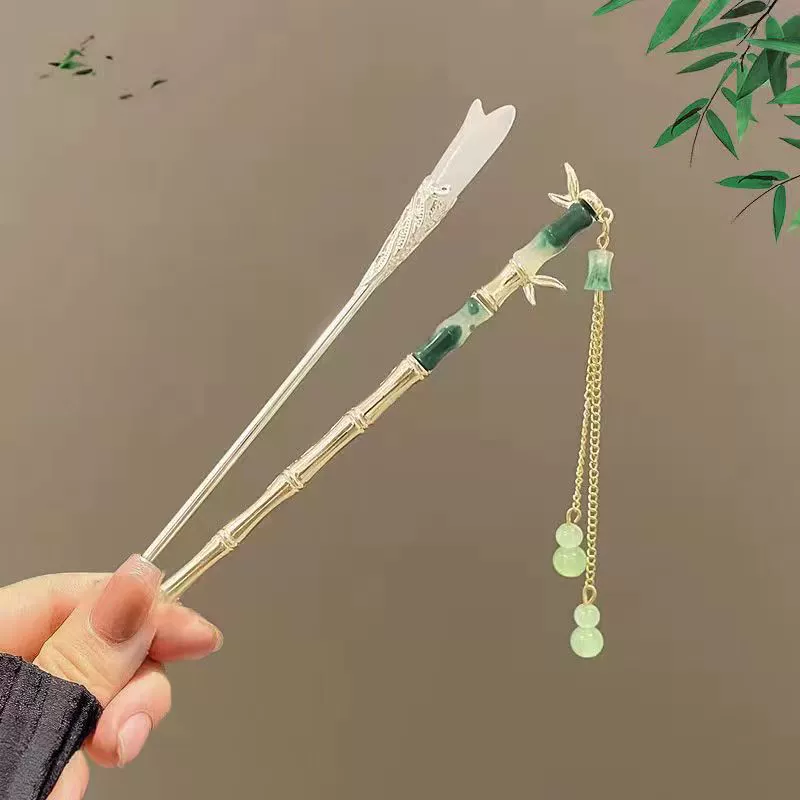 Шпилька в китайском стиле Hanfu, элегантная заколка под дерево, длина 17,5 см