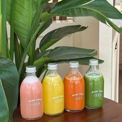Qiyi ミネラルウォーターボトル 水出し茶ボトル コーヒー水出しガラスボトル 飲料ミルクティーボトル フルーツワインボトル フルーツティーボトル