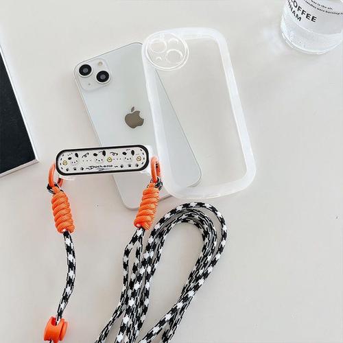 Mobile phone case strap clip new mobile phone clip crossbody mobile phone case chain mobile phone strap hanging chain lanyard back clip rope