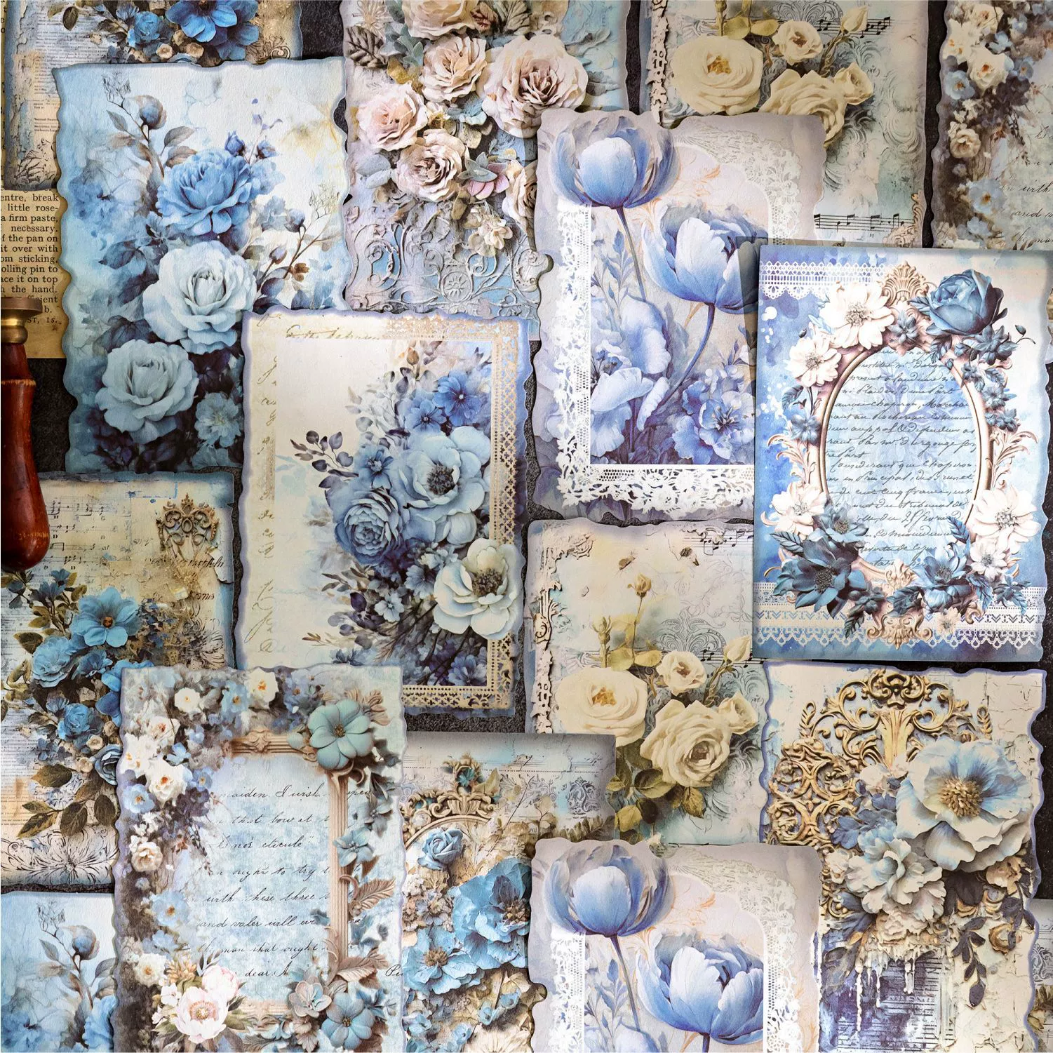 Промышленный стиль Retro бумага секретного сада серия заметки меморандум бумага для заметок ручной учет DIY украшение коллаж 6 моделей