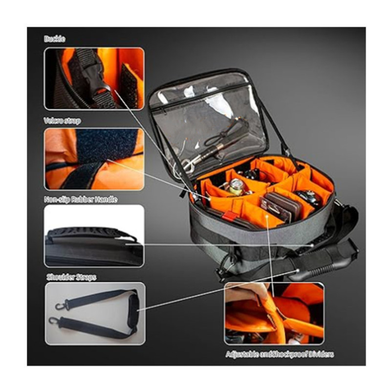 Transfronterizos portátiles bolsa de almacenamiento de barco de pesca subrueda de hilado rueda bolsa de pesca portátil accesorios de pesca bolsa de barco de pesca de gran capacidad image 4