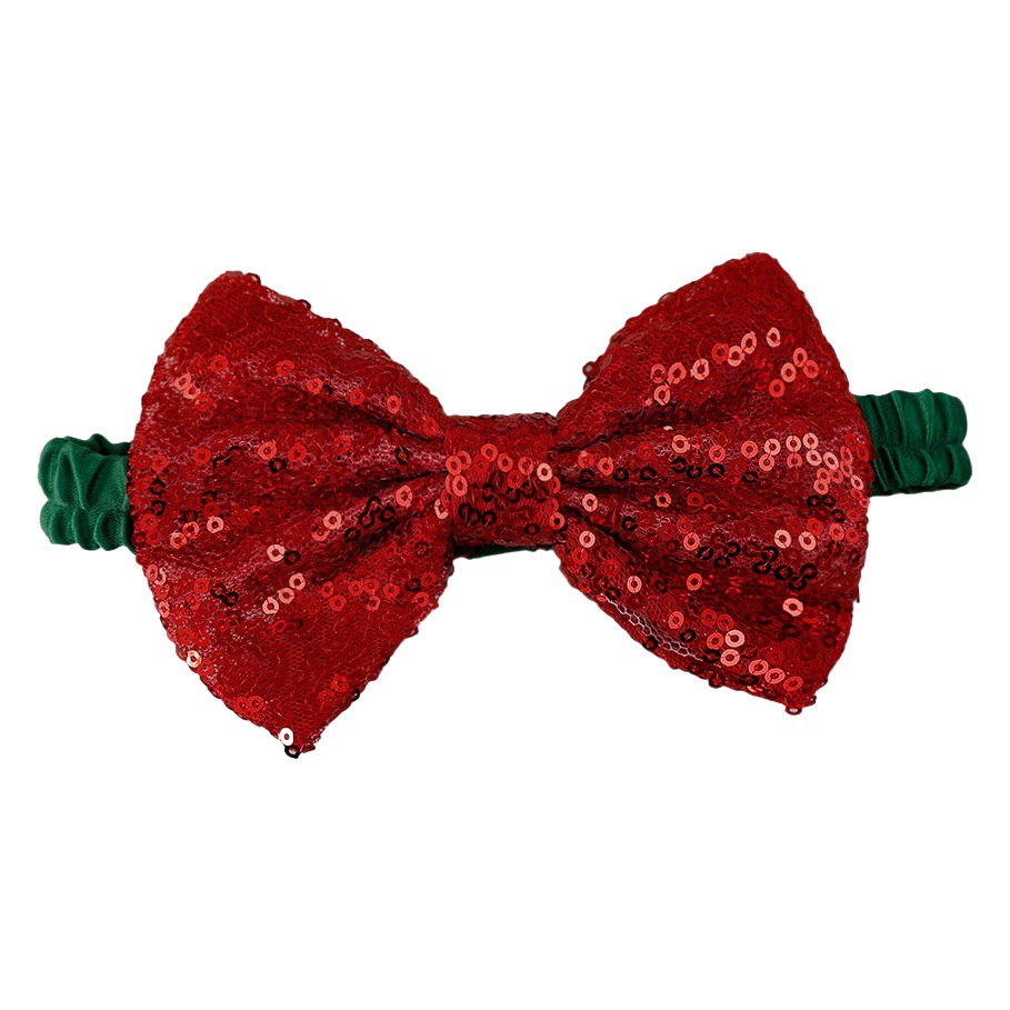 Amazon nuevo vestido de Navidad para niños con lentejuelas rojo y verde color a juego arco princesa vestido Festival traje de los niños