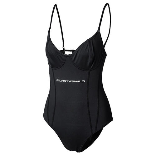 European and American style swimsuit for women, versatile resort hot spring swimsuit, black backless one-piece bikini, summer hot girl outfit