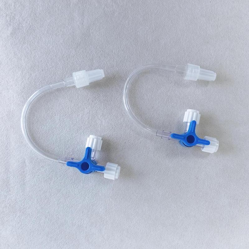 一次性三通鲁尔锁导管塑料双向调药器输液延长管10CM/25cm/100cm|undefined