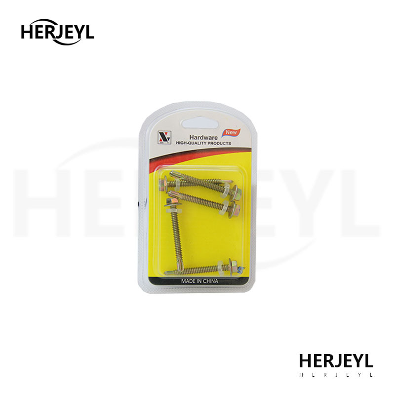 Venta directa de fábrica accesorios de hardware hardware de muebles cola de perforación hexagonal tornillos autorroscantes muebles tornillos de madera al por mayor hogar