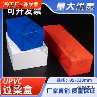Pvc Lintel Box Threading Box White Red Blue Flame Retardant Plastic Wire Decorative Concealed Box Bottom Box Junction Box