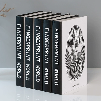 Декоративная складная поддельная книга, проп Nordic imitation, современный английский стиль, 27×17×4 см