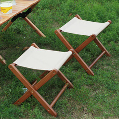 小さなマザスツール屋外折り畳みポータブル竹実木ベランダ家庭用低い腰掛けビーチキャンプレジャー釣り腰掛け