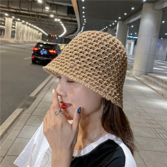 帽子の女性の夏の韓国のファッションネットの赤いタイプの日本の薄いタイプのバケツの漁師の帽子の日焼け止めの日よけの盆の帽子