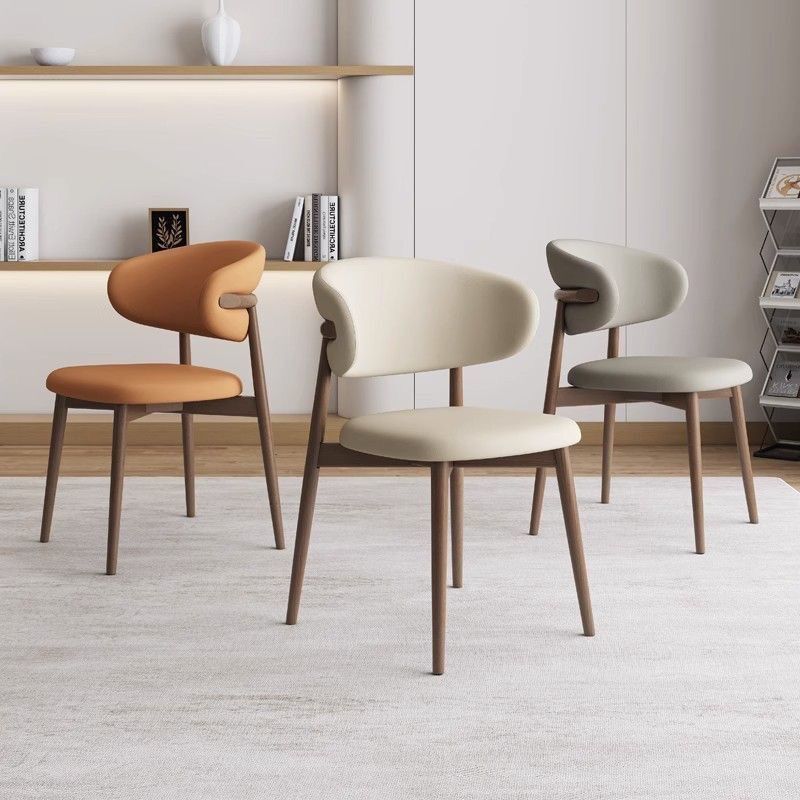 Nordic Imitation Solid Wood Dining Chair for Home Modern Simple Internet Celebrity Hotel Restaurant Light Luxury Soft Backrest Chair Iron Chair Nordic Imitation Solid Wood Dining Chair for Home Modern Simple Internet Celebrity Hotel Restaurant Light Luxury Soft Backrest Chair Iron Chair