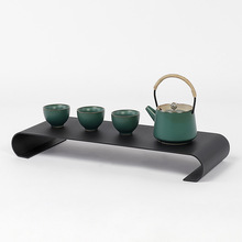 新中式禅意陶瓷茶具套装摆件样板间客厅茶室桌面茶台家居软装饰品