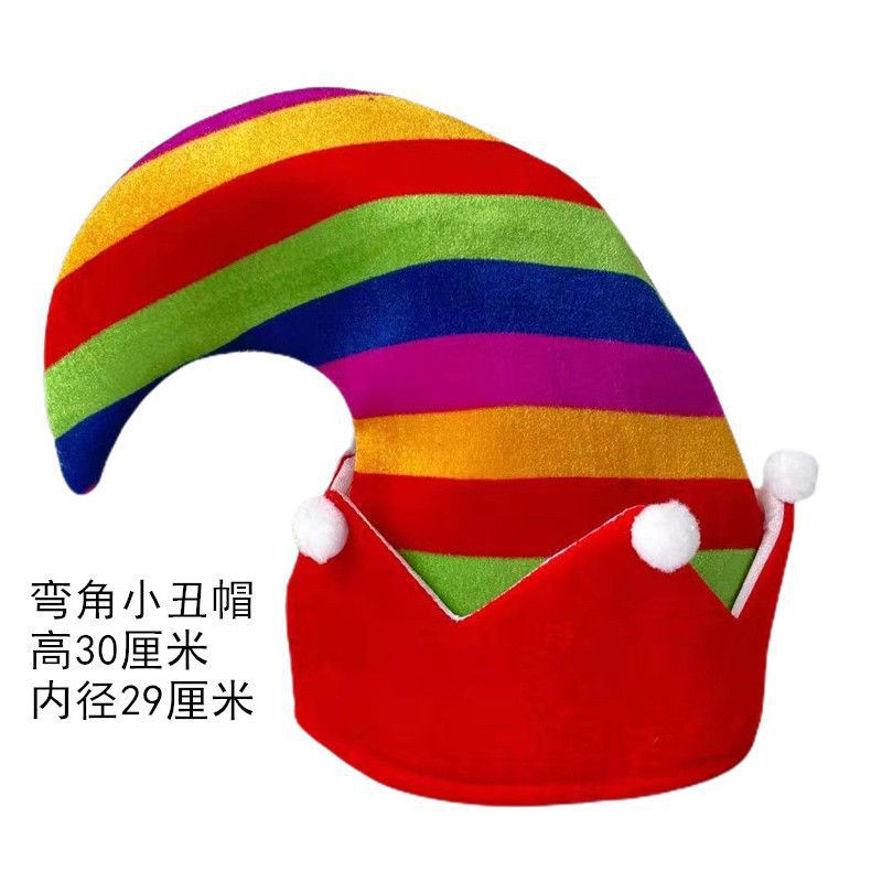 Sombrero de Animación con Bandera de Terciopelo Decorativo para Eventos Deportivos y Fiestas image 8