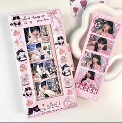 猫咪下午茶城堡小羊手绘四宫格卡册拍立得相册小卡收纳册相册本