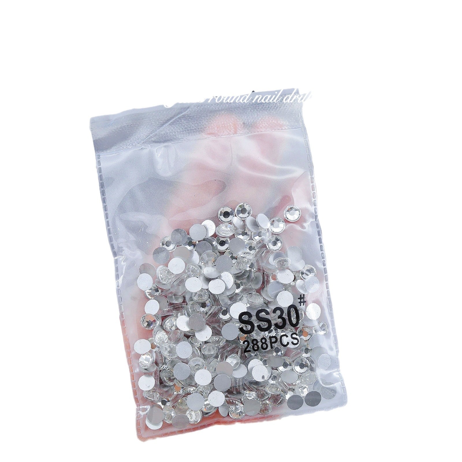 Al por mayor 1440 superflash Checo oro color AB tamaño de taladro de uñas accesorios de taladro de uñas transparente