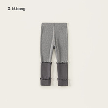 宥宝童装儿童长裤春夏款新品花边堆堆裤女小童裤子洋气拼接打底裤