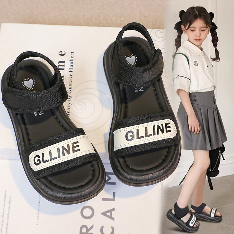 Sandalias para niñas, estilo verano 2026, zapatos de princesa para niñas, sandalias modernas para niñas, zapatos casuales de playa a la moda image 4