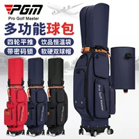 Сумка для гольфа PGM, мужская и женская жесткая сумка на четырех колесах, авиационная сумка в клетку, сумка для самолета, дорожная клубная сумка, сумка для гольфа