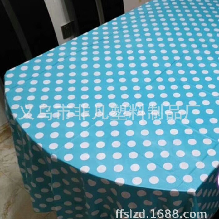 Mantel Desechable de Plástico PEVA Impermeable y A Prueba de Aceite para Fiestas y Mesa de Comedor image 40
