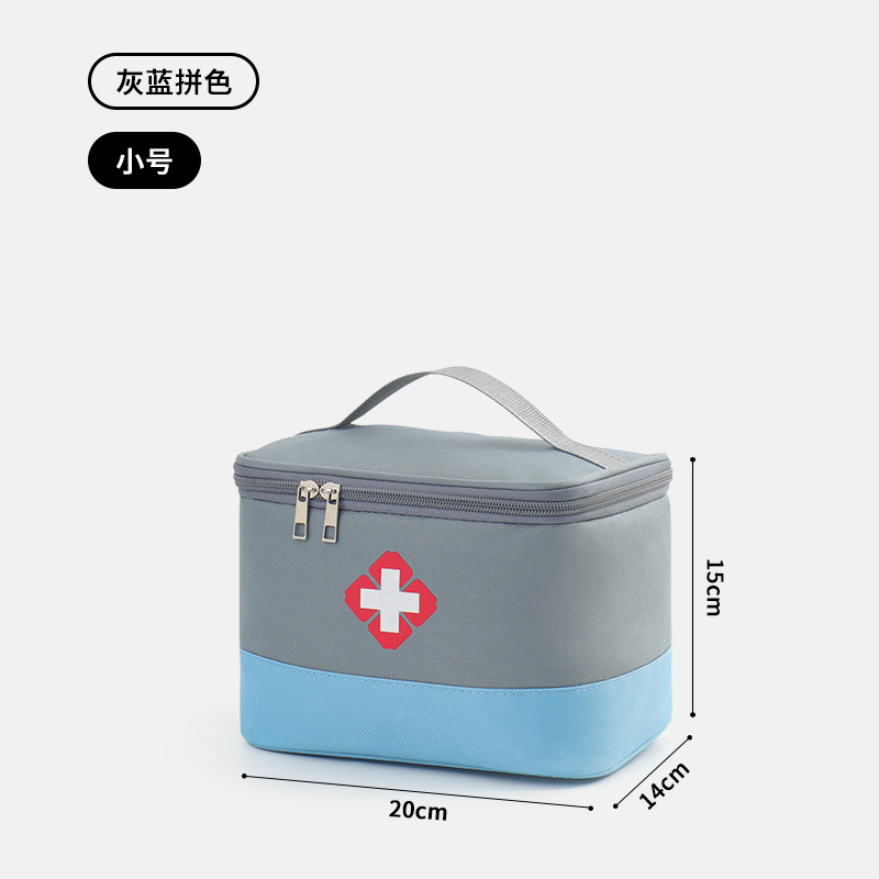 Hogar de gran capacidad bolsa de primeros auxilios portátil medicina portátil organización bolsa de almacenamiento grande impermeable bolsa de viaje de emergencia