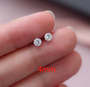 Silver needle, fashionable earrings, silver 925 sample, internet celebrity, wholesale