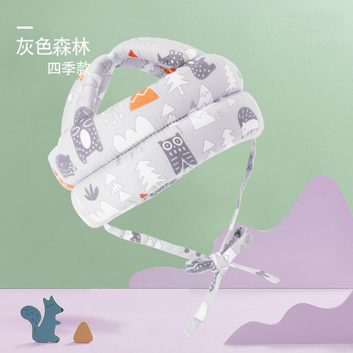 SpongeBob SquarePants Toddler Anti-fall Hat Safety Anti-collision Breathable Children's Anti-fall Baby Anti-fall Headrest Washable