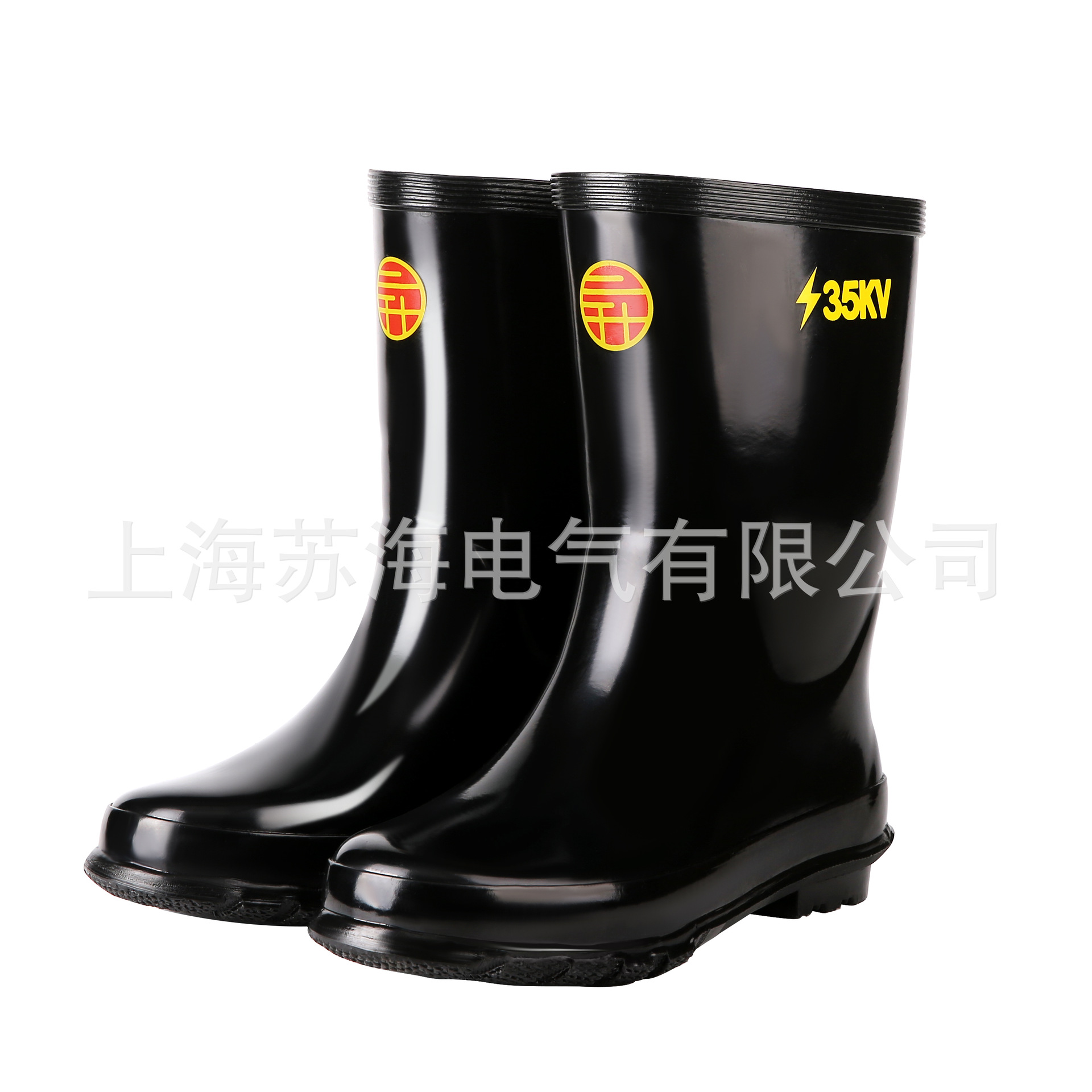 昇牌高压绝缘手套靴鞋电工用12kv防电手套橡胶耐磨20kv25kv35kv