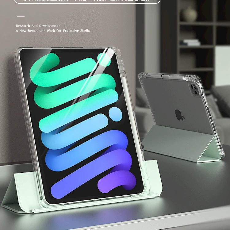 Защитный чехол для Mini7, слайд, прозрачный iPad 10–11 дюймов, защита от сгиба, разделение, совместимо с air5 и т.д.