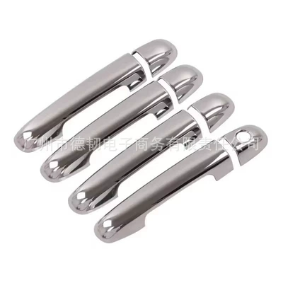 Suitable for 09-13 Kia Forte Chrome Silver Handle Stickers Kia Cerato Exterior Door Handle Decoration
