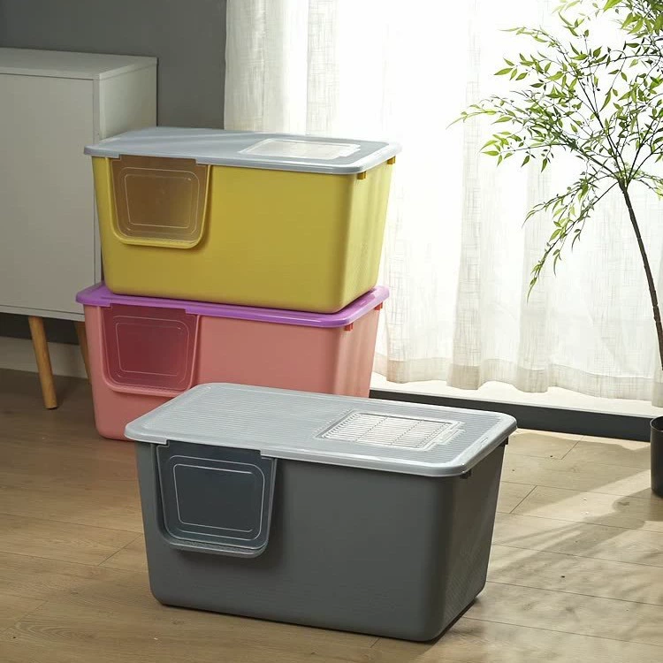 Ящик для кошачьего туалета негабаритный полностью закрытый кошачий Туалет ящик для кошачьего туалета брызгозащищенный очень большой ящик для кошачьего туалета кошачьи принадлежности