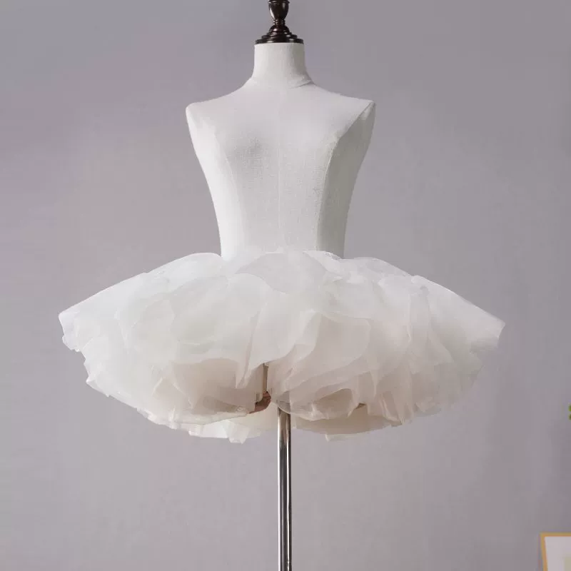 Петтикот (Lolita) шестислойный фатиновый подъюбник, 25 см короткий расклёшенный