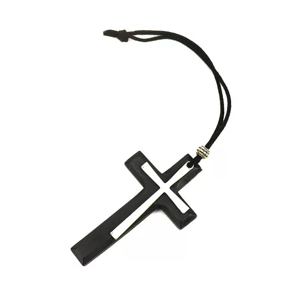 Black double cross (pendant model)